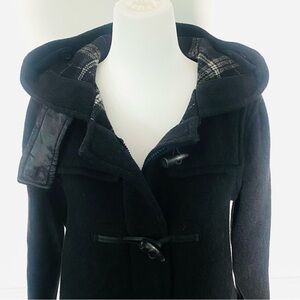 Classic Duffle Wool Coat - Black size 32(EUR) fits like US - 6